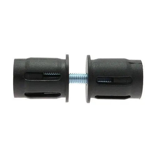 25mm Round Tube Connector (M6 Thread) - 26mm Length - 1.5mm Wall | Nylon