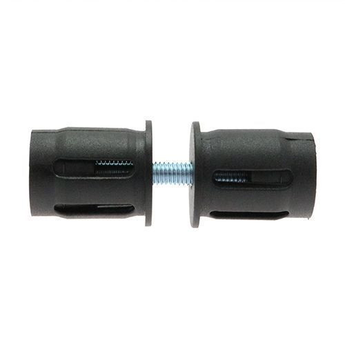 30mm Round Tube Connector (M6 Thread) - 26mm Length - 2mm Wall | Nylon