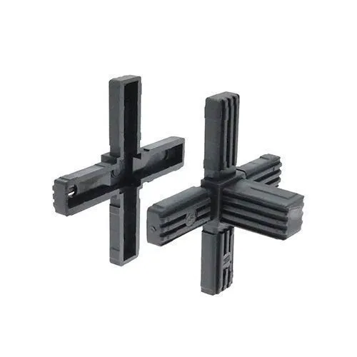 20mm Square Tube 5 Way Cross Corner Connector - 36mm Length | Nylon