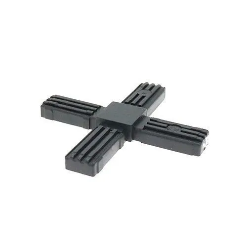 20mm Square Tube 5 Way Cross Corner Connector - 36mm Length | Nylon