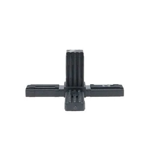 25mm Square Tube 5 Way Cross Corner Connector - 50mm Length | Nylon