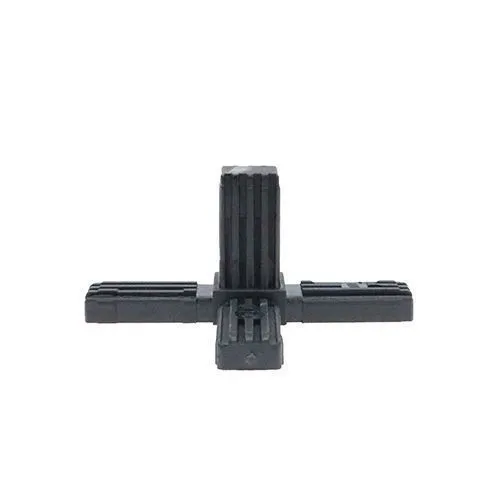 30mm Square Tube 5 Way Cross Corner Connector - 47mm Length | Nylon