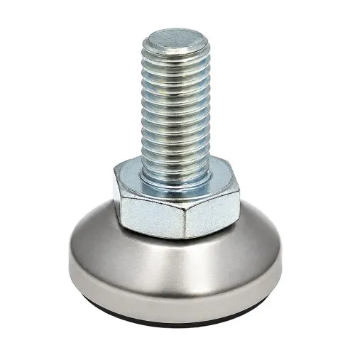 M10 x 16mm Stainless Steel Levelling Foot (Covered Base) - 30mm Base | 550kg
