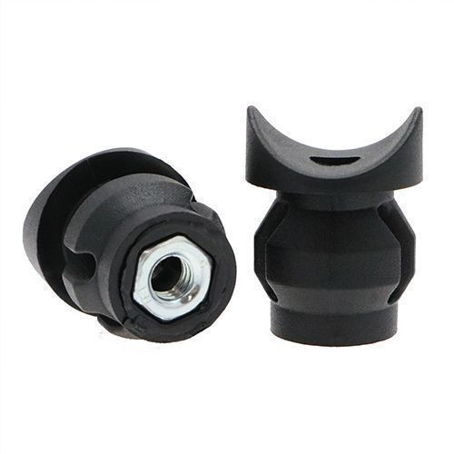 30mm Saddle Tube Connector (M6 Thread) - 20mm Length (Expanding) - 2mm Wall | Nylon