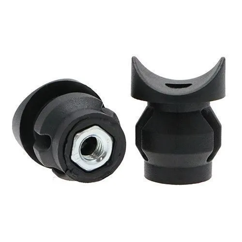 30mm Saddle Tube Connector (M6 Thread) - 20mm Length (Expanding) - 2mm Wall | Nylon