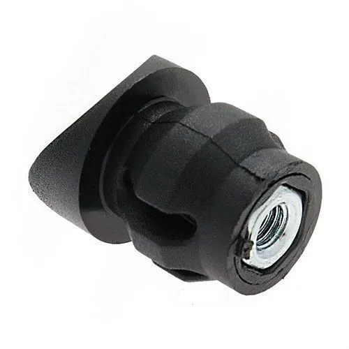 30mm Saddle Tube Connector (M6 Thread) - 20mm Length (Expanding) - 2mm Wall | Nylon