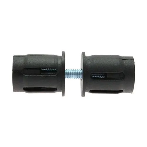 15mm Round Tube Connector (M6 Thread) - 20mm Length - 1mm Wall | Nylon