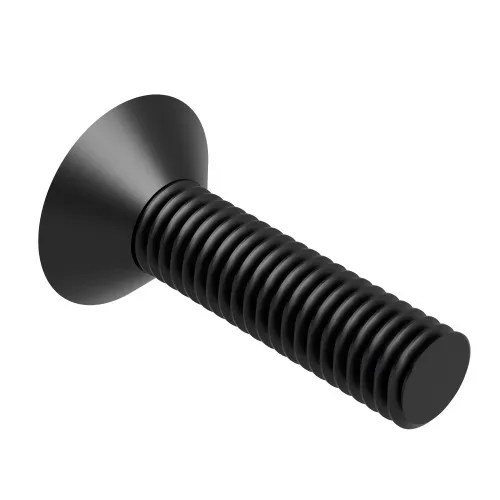 M4 x 10mm Torx Countersunk Machine Screw (DIN 965T) | Steel Black Zinc