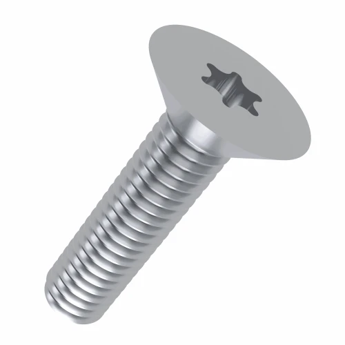 M5 x 12mm Torx Countersunk Machine Screw DIN 965T - BZP