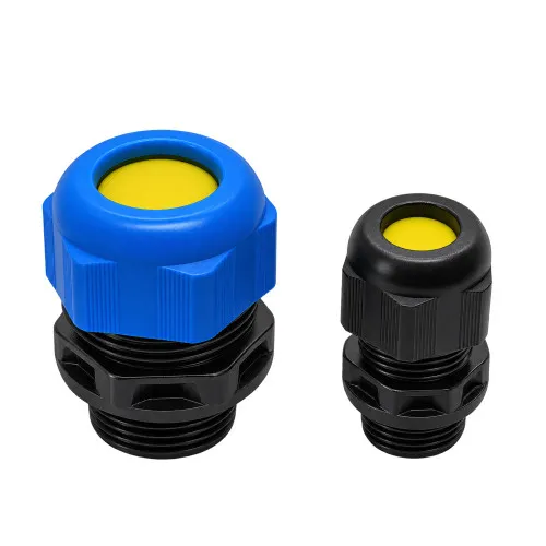 M16 x 1.5mm ATEX Cable Gland (9mm Thread Length) - 4.5-9mm Cable | Black Nylon