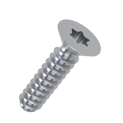 3.0 x 12 Torx Countersunk PT30 Screw - Bright Zinc Plated Steel