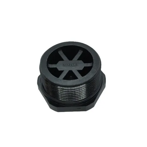 M20 ATEX Plug (15mm Thread Length) - H8 Drive | Black Nylon