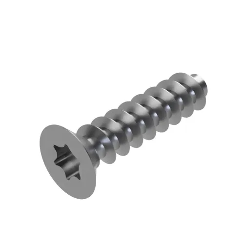 3.5mm x 8mm Torx Countersunk Screw for Hard Plastics (PT45) - T10 Drive | A2 Stainless Steel