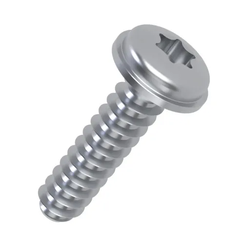 3.0 x 16 Torx Flanged PT30 Screw - Bright Zinc Plated Steel