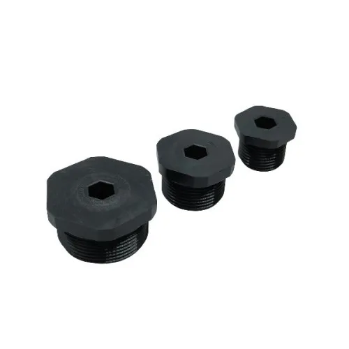 M50 ATEX Plug (15mm Thread Length) - H8 Drive | Black Nylon