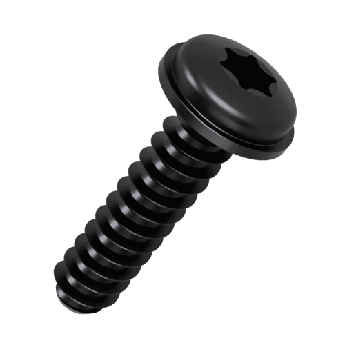 3.5mm x 12mm Torx Flanged PT30 Screws for Soft Plastics | Vital Parts