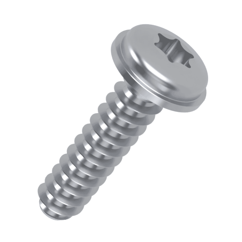 4.0mm x 10mm Torx Flanged PT30 Screws for Soft Plastics | Vital Parts