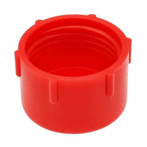 M10 x 1mm Threaded Cap (10mm Length) Red LDPE