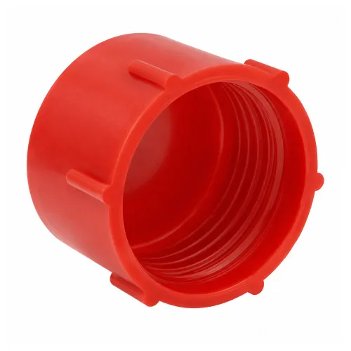 1/2"-14 Threaded Cap (12.7mm Length) Red LDPE