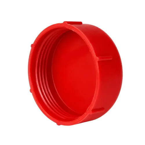 1 1/2in-11 Threaded Cap (20.5mm Length) Red LDPE