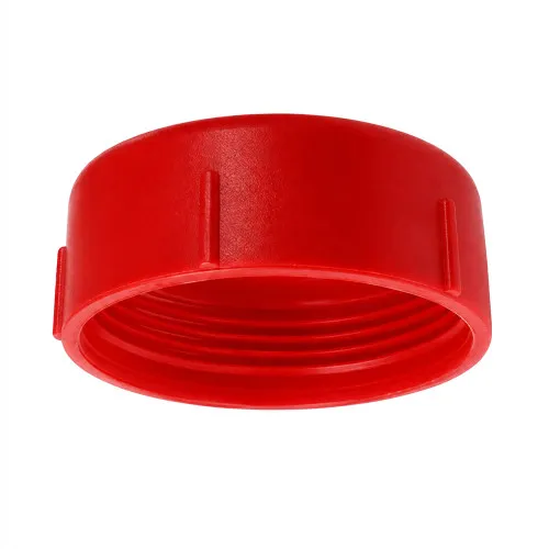 1 1/2in-11 Threaded Cap (20.5mm Length) Red LDPE
