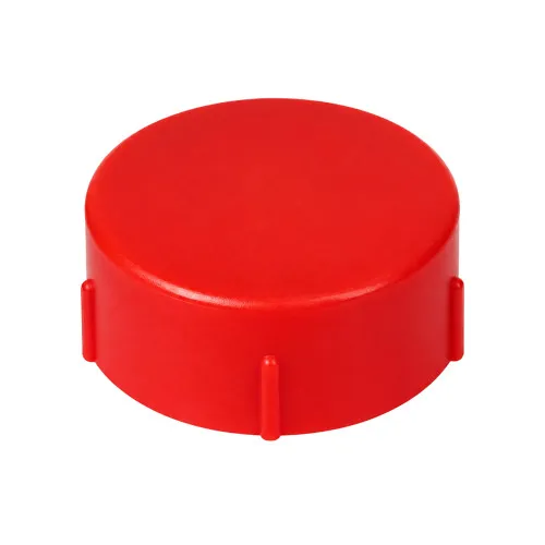 7/8in-14 Threaded Cap (19.5mm Length) Red LDPE