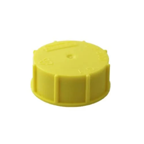 M10 x 1mm Threaded Sealing Cap (11mm Length) Yellow HDPE