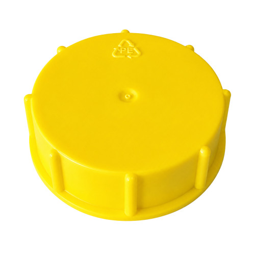 1/4in x 19 Threaded Sealing Cap (13mm Length) Yellow HDPE