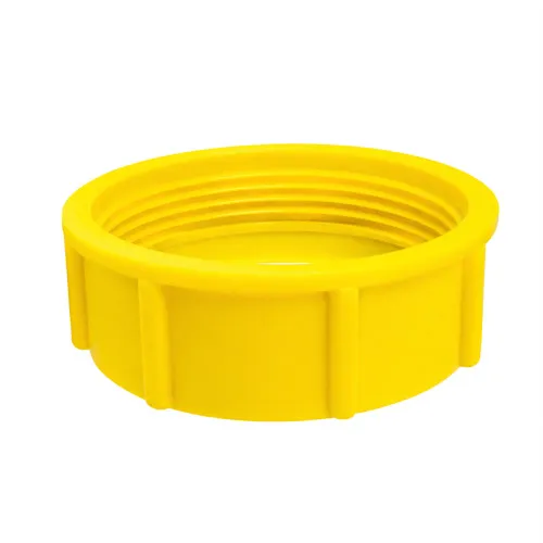 1/2in x 14 Threaded Sealing Cap (15mm Length) Yellow HDPE