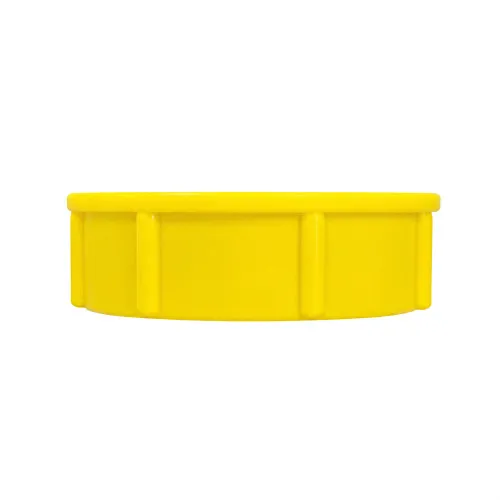 3/4in x 14 Threaded Sealing Cap (15mm Length) Yellow HDPE