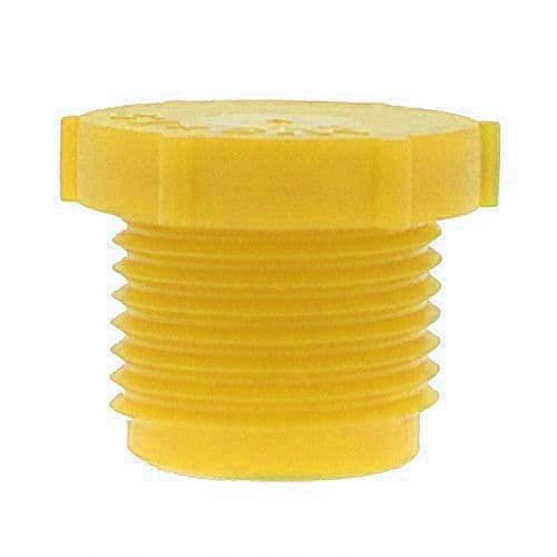 M33 x 2mm Metric Threaded Plug (Quick Fit Connector) - Yellow | LDPE