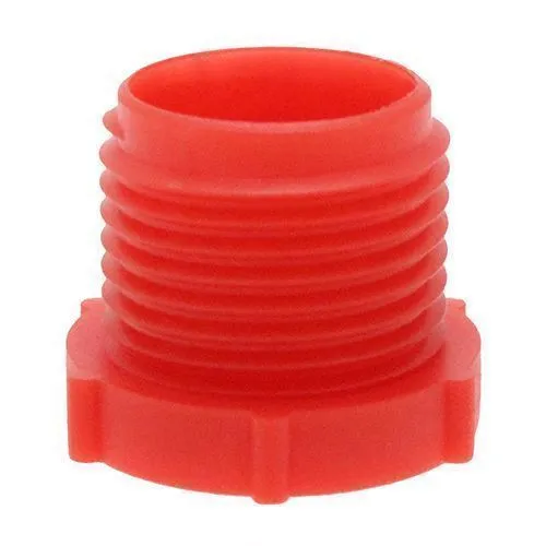 1/2in-20 UNF Threaded Plug (Quick Fit Connector) - Red | LDPE
