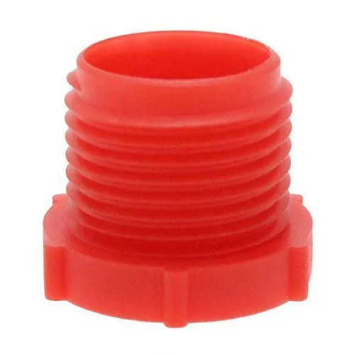 7/8in-14 UNF Threaded Plug (Quick Fit Connector) - Red | LDPE
