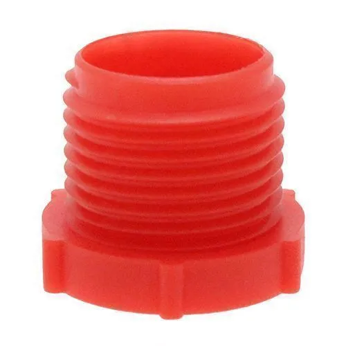 1.5/16in-12 UNF Threaded Plug (Quick Fit Connector) - Red | LDPE