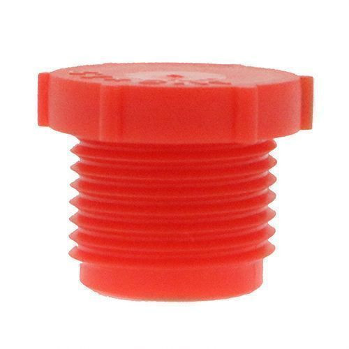 1.5/8in-12 UNF Threaded Plug (Quick Fit Connector) - Red | LDPE