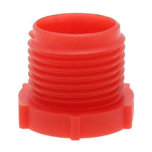 1.5/8in-12 UNF Threaded Plug (Quick Fit Connector) - Red | LDPE