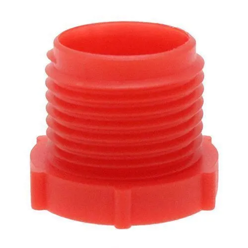 2.1/2in-12 UNF Threaded Plug (Quick Fit Connector) - Red | LDPE