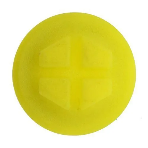 1/4in (19TPI) BSP Threaded Sealing Plug (Quick Fit Connector) - Yellow | HDPE
