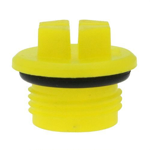 3/4in (14TPI) BSP Threaded Sealing Plug (Quick Fit Connector) - Yellow | HDPE