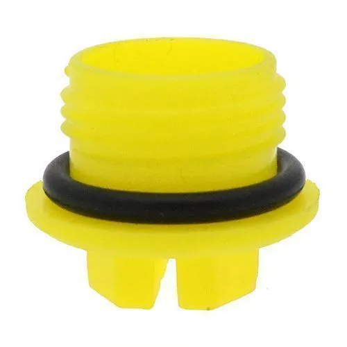 M38 (1.5TPI) Threaded Sealing Plug (Quick Fit Connector) - Yellow | HDPE