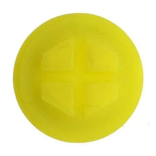 3/8in (24TPI) UNF Threaded Sealing Plug (Quick Fit Connector) - Yellow | HDPE