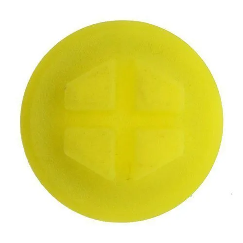 9/16in (18TPI) UNF Threaded Sealing Plug (Quick Fit Connector) - Yellow | HDPE