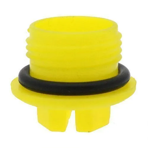 1 3/16in (12TPI) UNF Threaded Sealing Plug (Quick Fit Connector) - Yellow | HDPE