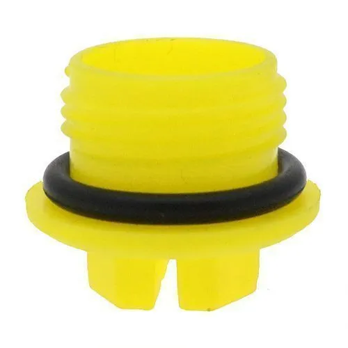 1 5/8in (12TPI) UNF Threaded Sealing Plug (Quick Fit Connector) - Yellow | HDPE