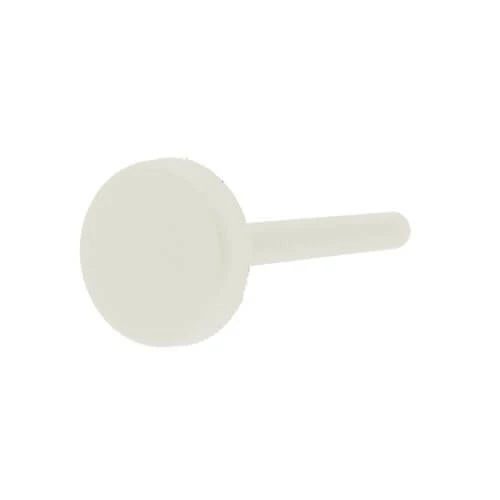 M4 x 12mm Nylon Thin Knurled Thumb Screw | Natural