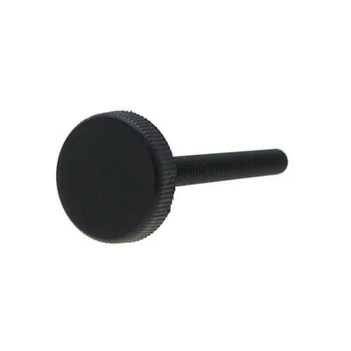 M4 x 16mm Nylon Thin Knurled Thumb Screw | Black
