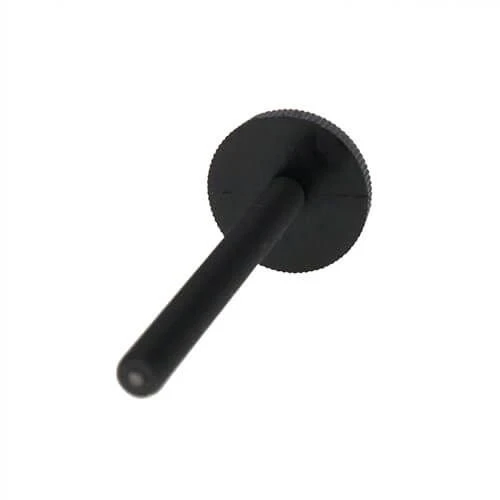 M4 x 25mm Nylon Thin Knurled Thumb Screw | Black