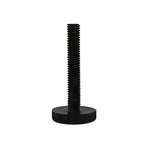 M5 x 16mm Nylon Thin Knurled Thumb Screw | Black