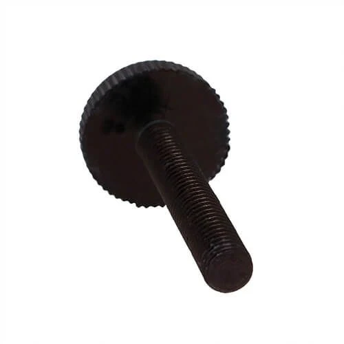 M5 x 16mm Nylon Thin Knurled Thumb Screw | Black