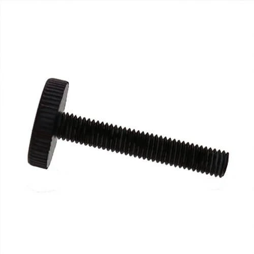 M5 x 20mm Nylon Thin Knurled Thumb Screw | Black